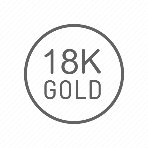 Gold, 18k, money, finance, currency, metal, 18k gold icon - Download on Iconfinder