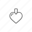 heart, pendant 