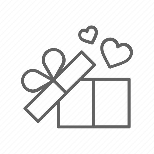 Love, gift, open, package, valentine, romantic icon - Download on Iconfinder