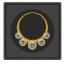 box, diamonds, gold, jewerly, necklace, presentation 