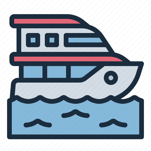 Yacht, cruise, ship, boat, travel, tranportation, vehicle icon - Download on Iconfinder
