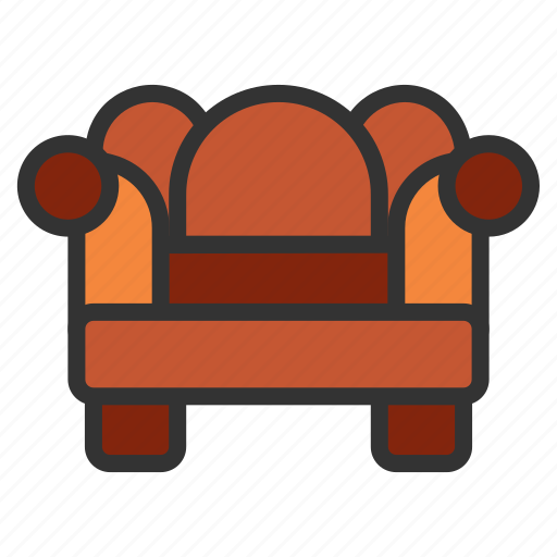 Chair, furniture, household, sofa icon - Download on Iconfinder