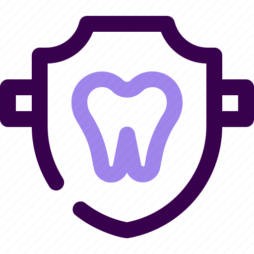 Insurance, protection, coverage, tooth, dental, dentist, shield icon - Download on Iconfinder