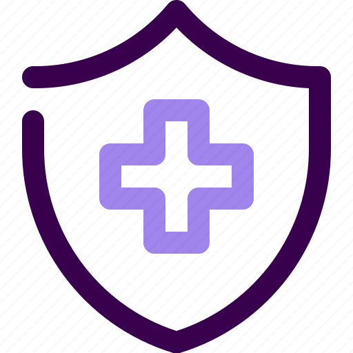 Medical, healthcare, hospital, insurance, shield, protection, security icon - Download on Iconfinder