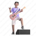 male with guitar, guitarist, electric, rock, guitar, male, music concert, musical instrument, band 