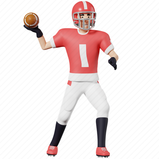 Throwing ball, throw, toss, ball, player, american football, sport icon - Download on Iconfinder