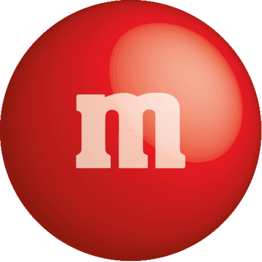 M&m, red, chocolate, color, colour icon Free download