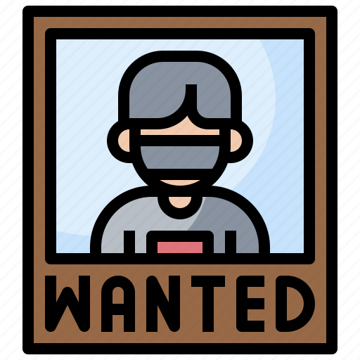 Criminal, danger, people, poster, security, signaling, wanted icon - Download on Iconfinder