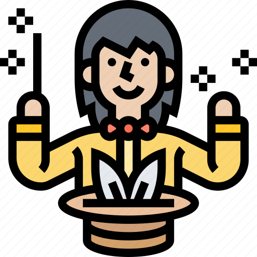 Abracadabra, magician, trick, mystery, performance icon - Download on Iconfinder