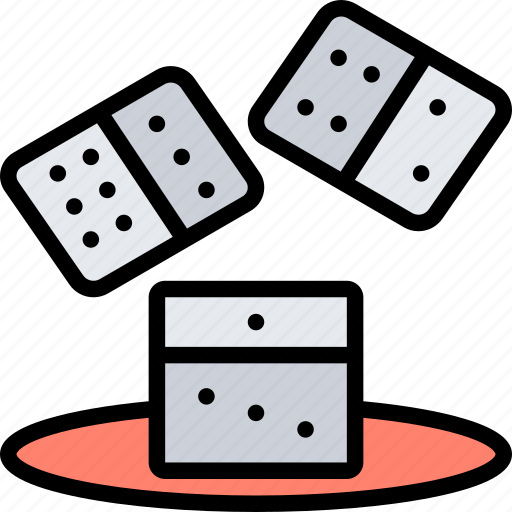 Dice, rolling, casino, gamble, game icon - Download on Iconfinder
