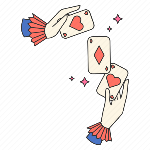 Shuffling, card, trick, magic show, playing card, illusionist, magic trick icon - Download on Iconfinder