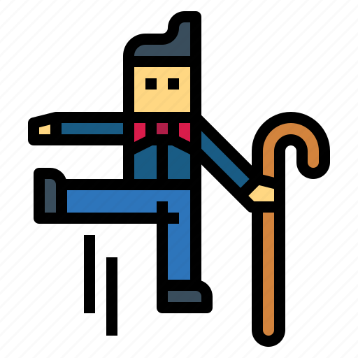 Magic, cane, show, magician, man, float icon - Download on Iconfinder