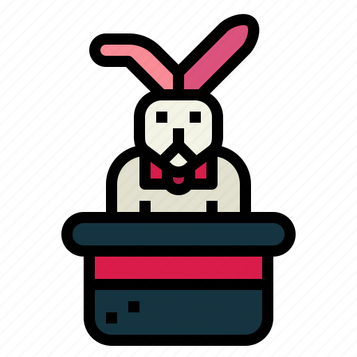 Hat, magic, rabbit, show, top, magician icon - Download on Iconfinder