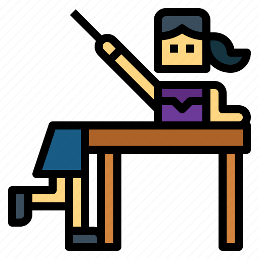 Table, magic, magician, show, woman, trick icon - Download on Iconfinder