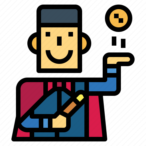 Magic, ball, show, magician, man, tuxedo icon - Download on Iconfinder