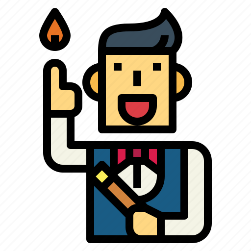 Fire, magic, show, magician, man, tuxedo icon - Download on Iconfinder