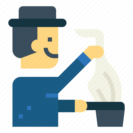 Show, magician, magic, man, trick, cloth icon - Download on Iconfinder