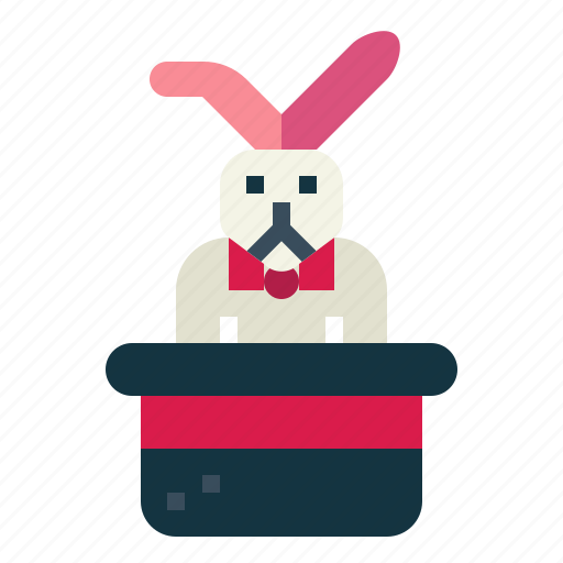 Rabbit, hat, top, show, magician, magic icon - Download on Iconfinder