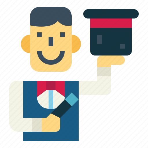 Show, hat, top, magician, magic, tuxedo icon - Download on Iconfinder