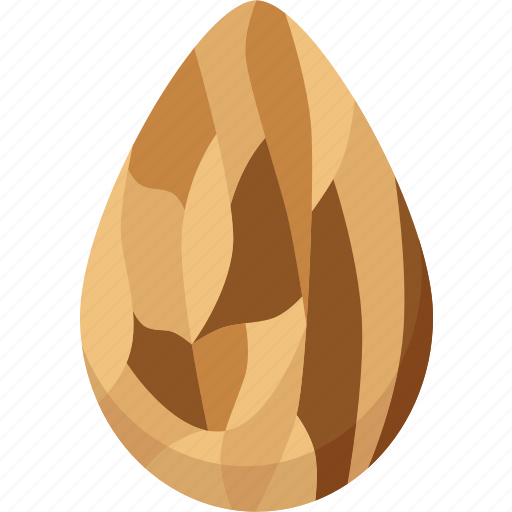 Almonds, kernel, food, snack, nutrition icon - Download on Iconfinder