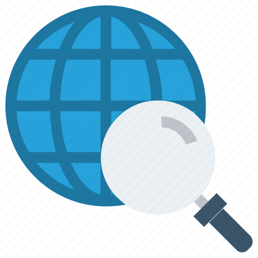 Find, glass, magnifier, magnifying glass, search, world, zoom icon - Download on Iconfinder