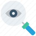 eye, find, glass, magnifier, magnifying glass, search, zoom