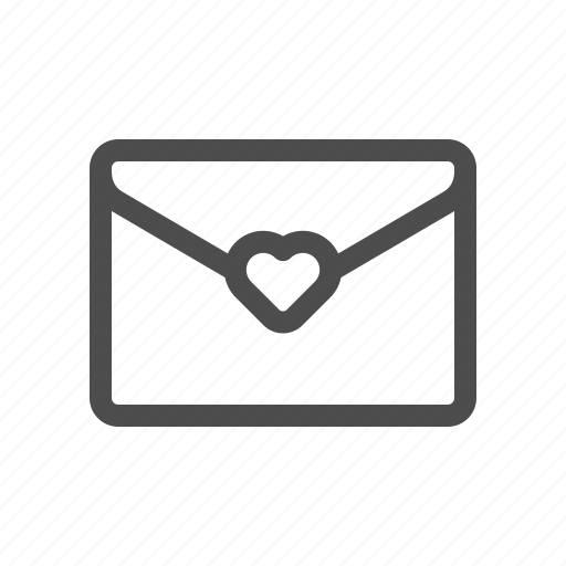 Letter, love, mail, heart, invitation, valentine, wedding icon - Download on Iconfinder
