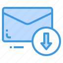 download, email, envelope, letter, message