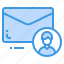 email, envelope, letter, message, profile 