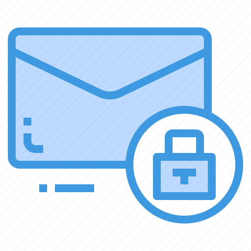 Email, envelope, letter, lock, message, protect icon - Download on Iconfinder