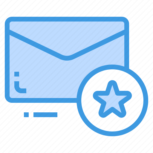 Email, envelope, letter, message, star icon - Download on Iconfinder