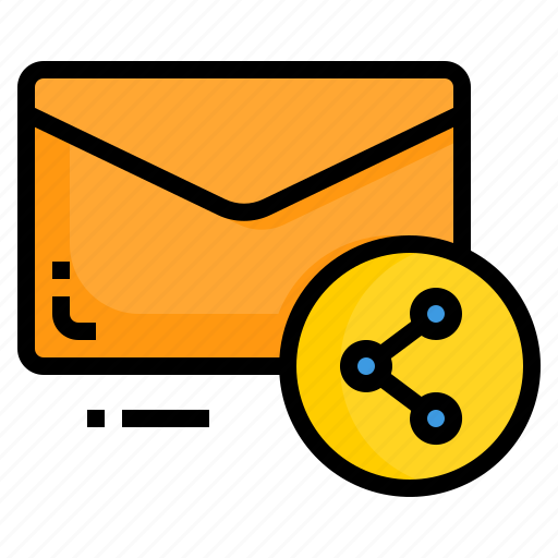 Email, envelope, letter, message, share icon - Download on Iconfinder