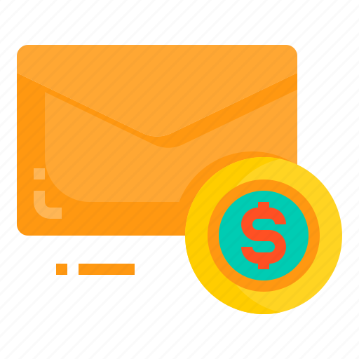 Dollar, email, envelope, letter, message, money icon - Download on Iconfinder
