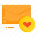 email, envelope, favorite, heart, letter, message