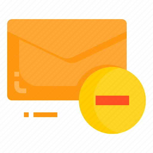 Email, envelope, letter, message, minus icon - Download on Iconfinder