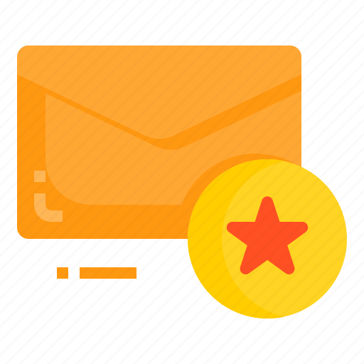 Email, envelope, letter, message, star icon - Download on Iconfinder