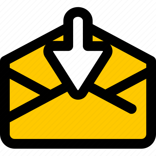 Letter, download, contact, communication, email, mail icon - Download on Iconfinder