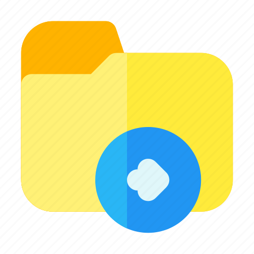 Archive, cloud, data, direction, files, folder, move icon - Download on Iconfinder