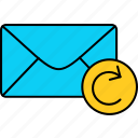mail, email, sent, refresh, envelope, letter, message 