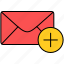 email, letter, mail, unread, inbox, message, envelope 