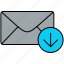 email, inbox, mail, envelope, letter, message, receiving mail 
