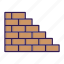 brick, build, mason, wall 
