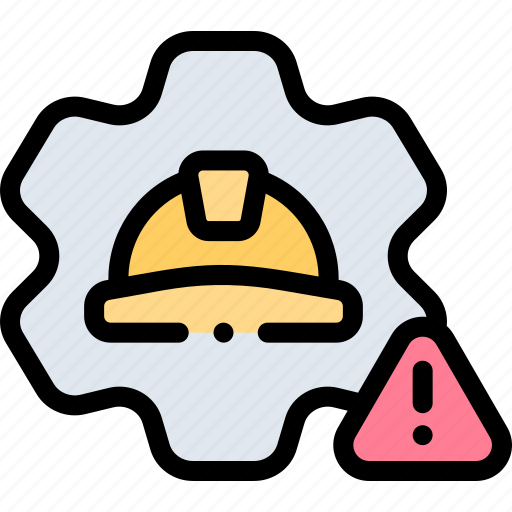 Maintenance, high, risk, helmet, danger, warning, protection icon - Download on Iconfinder