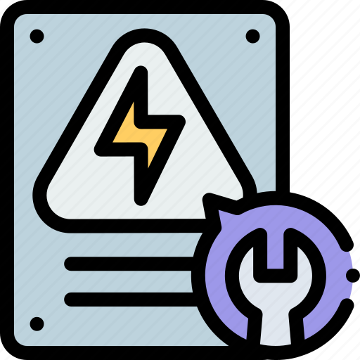 Electric problem, proble, electric, energy, wrench icon - Download on Iconfinder