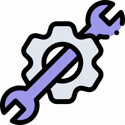 Maintenance, setting, wrench, service, repair, tools, gear icon - Download on Iconfinder