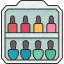 nail, polish, organizer, storage, manicure 