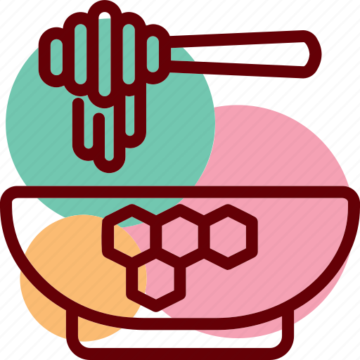 Honey, sweet, bee, honeycomb, food icon - Download on Iconfinder