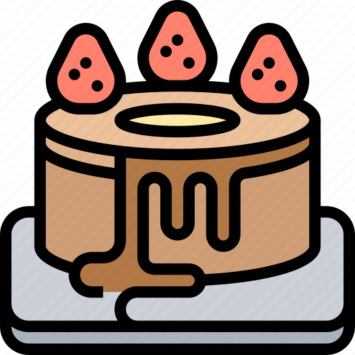 Cake, chiffon, dessert, baked, gourmet icon - Download on Iconfinder