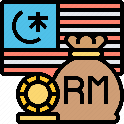 Malaysian, ringgit, monetary, financial, banking icon - Download on Iconfinder