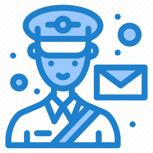 Avatar, mail, man, post, postman icon - Download on Iconfinder
